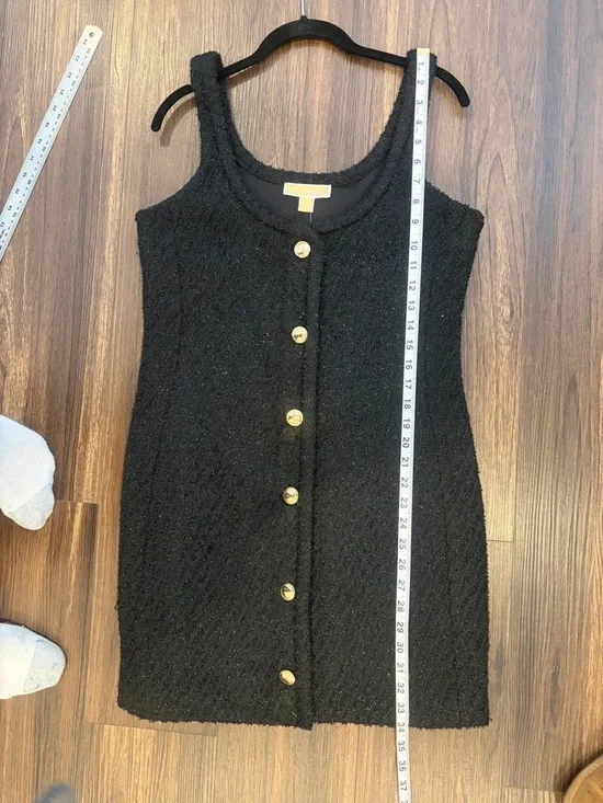 Michael Kors Black wool blend mini dress  Dress - Picture 12 of 13